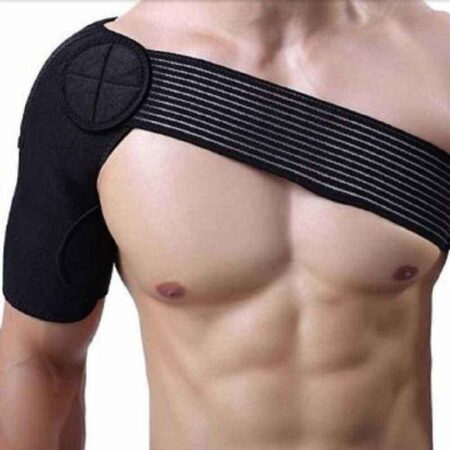 PSJ Large Shoulder Support Wrap Brace For Shoulder Pain Sports Injuries