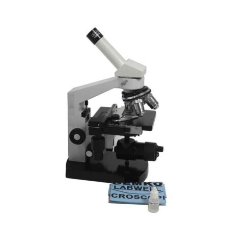 Gemko Labwell Inclined Monocular Microscope with Rechargeable LED Light