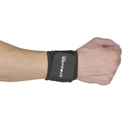 Strauss Black Fabric Free Size Wrist Support