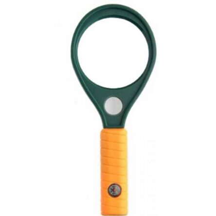 Stealodeal 75mm Orange & Green Magnifying Glass