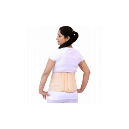 Divine Medicare Eco-Sacro Beige Breathable Lumbar Sacral Belt For Back Support