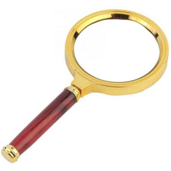 Stealodeal 80mm Gold Magnifying Glass