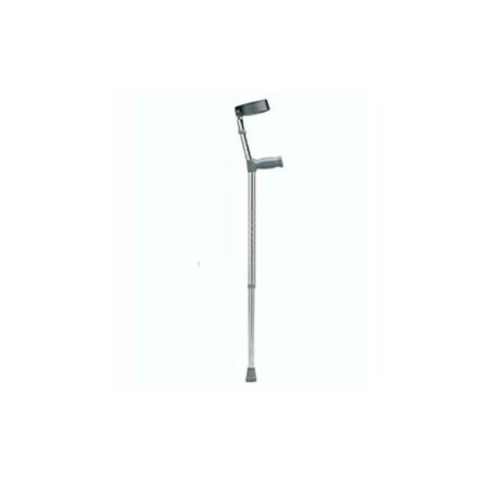 Divine Medicare Black Elbow Support Aluminium Coted Walking Stick