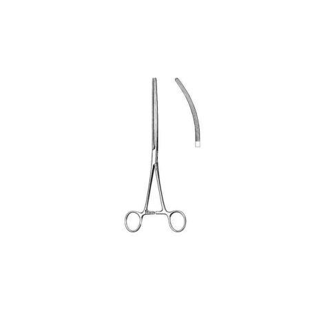 Downz 15cm Cvd. Intestinal Clamp Longitude Serrated