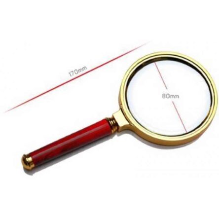 Stealodeal 80mm Gold Magnifying Glass