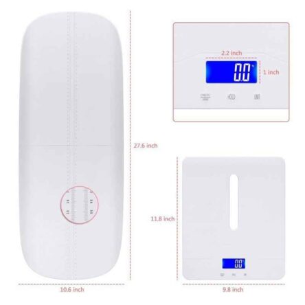 MCP 100kg Baby & Adult Digital Weighing Scale with Tray