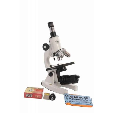 Gemko Labwell Compound Microscope with LED Lamp Batteries