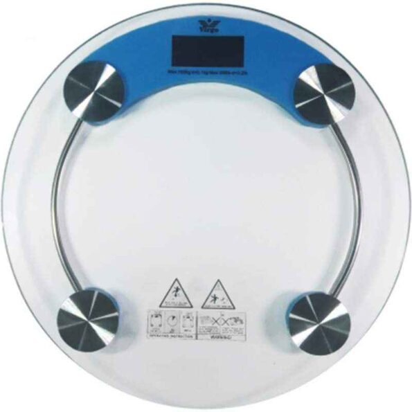 Stealodeal RW-150 Blue Round Digital Weighing Scale