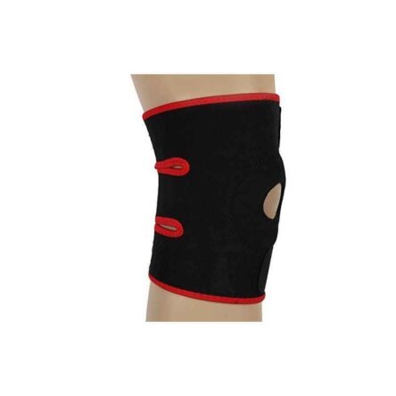 Strauss Neoprene Black Free Size Patella Adjustable Knee Support