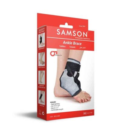 Samson AK-0708 Black & Grey Ankle Brace