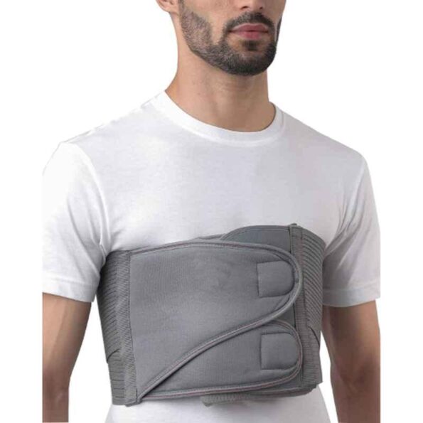 Fidelis Healthcare Elastic Grey Chest Binder