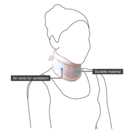 Vissco New Firm XLarge Cervical Collar with Adjustable Height