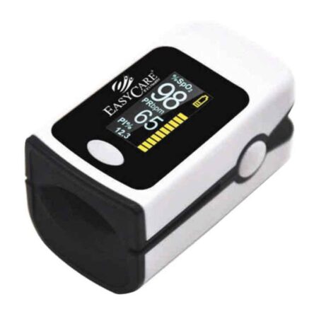 Easycare Black & White Microchip Fingertip Pulse Oximeter