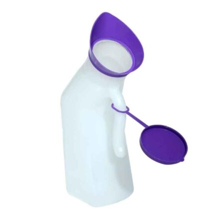 Smart Care I-21 1000ml Plastic Urinal Pot with Cap for Male & Female