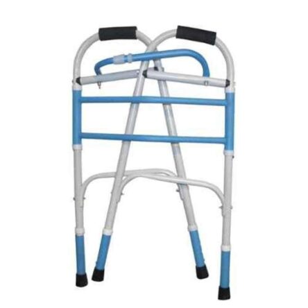 BES 79-87cm Light Weight Aluminium Foldable Walker Walking Stick