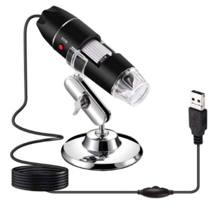 Microware 40-1000X 8 LED OTG USB Digital Microscope Magnifier Endoscope with Stand 0.3M CMOS
