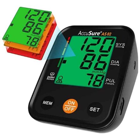 AccuSure 3 Colour Smart Display Blood Pressure Monitor