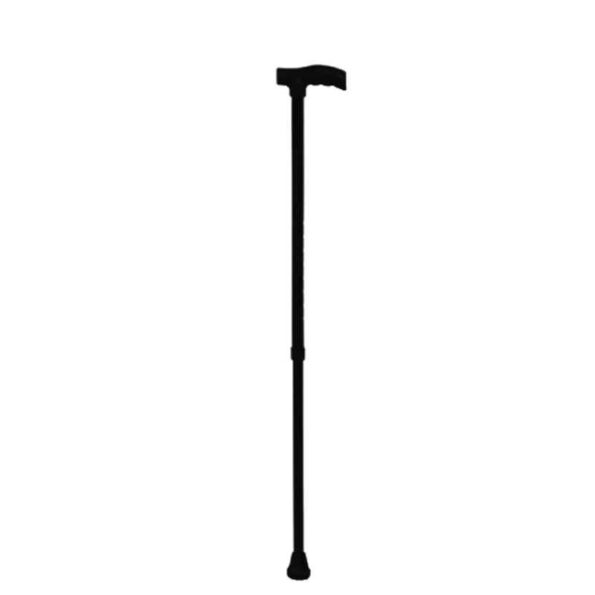 Fidelis Healthcare Mild Steel Black Fixed Walking Stick