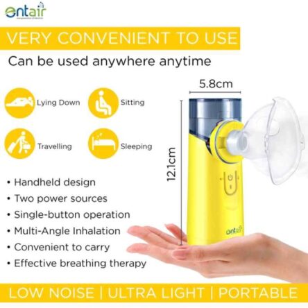 Entair YS 30 Yellow Portable Mesh Nebulizer