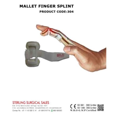 Salo Orthotics Adjustable Mallet Finger Splint