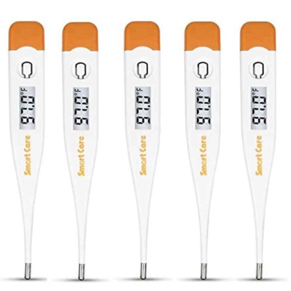 Smart Care Metal LCD Display Digital Thermometer (Pack of 5)
