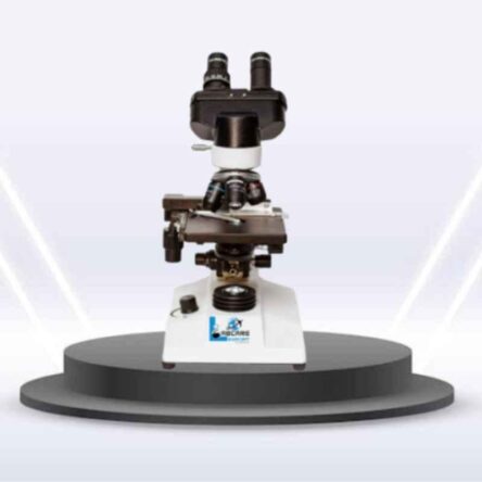 Labcare 100-265VAC Microscope with LED Light & Lab Binocular Head