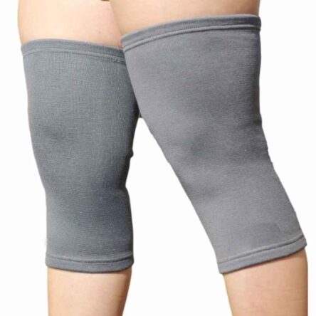 Fidelis Healthcare Elastic Grey 4 Way Knee Cap