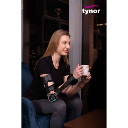 Tynor ROM Black Left Elbow Brace