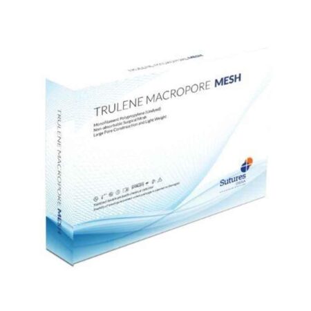 Trulene Macro Pore Mesh 4 Units 15x15cm Sterile Polypropylene Surgical Mesh Box