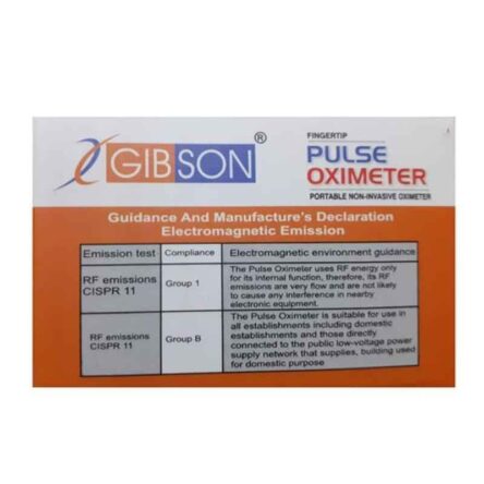 Gibson Fingertip Pulse Oximeter