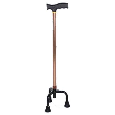 Mediva Aluminium Brown Cane with Broad Base