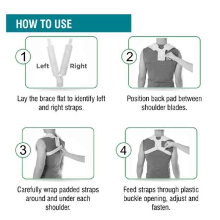 Med E-Move Elastic Clavicle Brace with Velcro