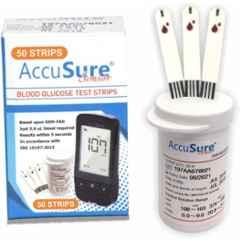 Accusure Sensor 50 Blood Glucose Test Strip