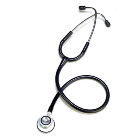 PSW Aluminium Black Dual Head Lightweight Tubing Stethoscope