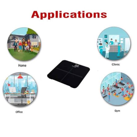 Eagle 180kg Electronic Tempered Glass LCD Personal Weighing Scales