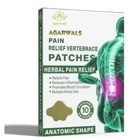 Agarwals 10 Pcs Pain Relief Lumbar Vertebra Herbal Patch Box