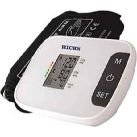 Hicks Automatic Digital Electronic Blood Pressure Monitor with AC Adopter