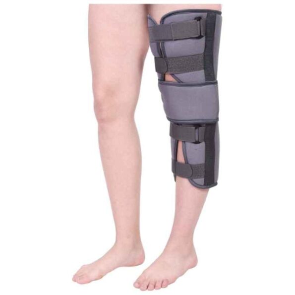 Fidelis Healthcare Elastic Grey Long Knee Brace