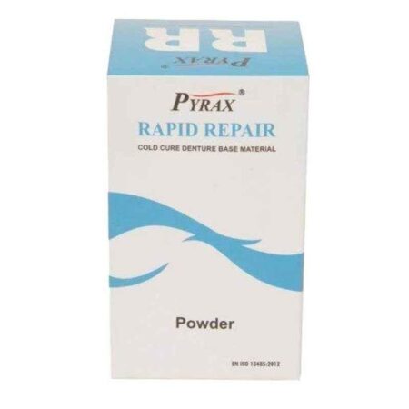 Pyrax 400g Clear Self Cure Denture Base Acrylic Rapid Repair Resin Powder