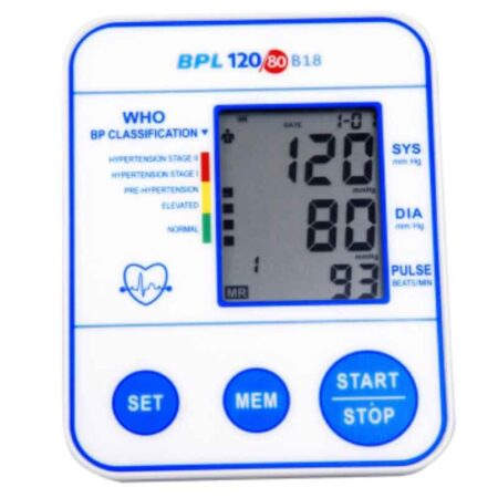 BPL 120/80 B18 2.5 inch Fully Automatic Blood Pressure Monitor