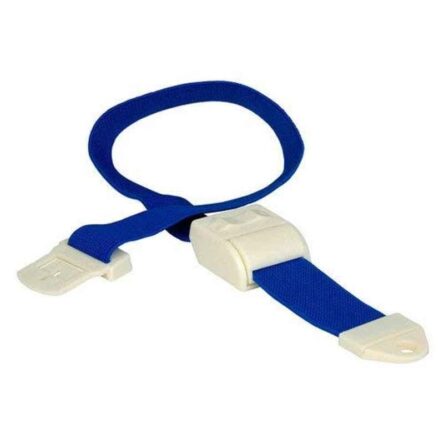 Clear & Sure 47×2.5cm Elastic Arm Tourniquet Band with Plastic Buckle (Pack of 10)