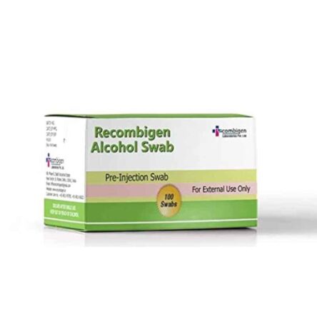 Recombigen 200 Pcs Plastic Alcohol Swab Box