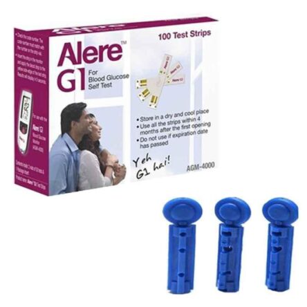 Alere 250Pcs AG-500 G1 Glucometer Strips with 225 Lancets Free