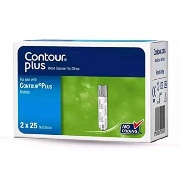 Contour Plus 50 Pcs Blood Glucose Test Strip Set