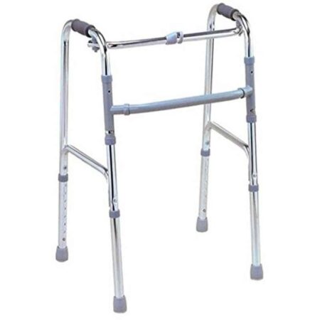 Viva 68x40x7cm PVC Aluminium Weight Balanced Frame Folding Walker