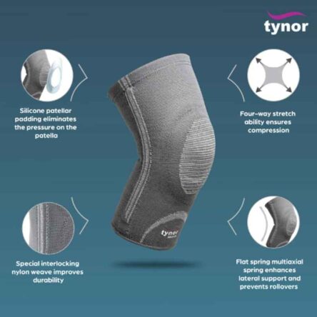 Tynor Comfortable Knee Cap with Patellar Ring