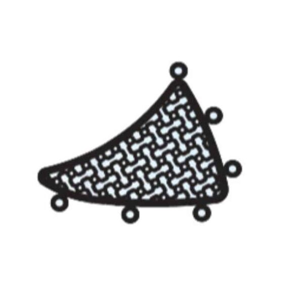 Surgiwear 35x43mm Mastoid Repair Plate