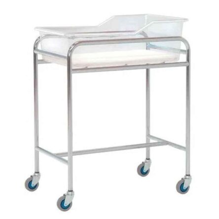 Wellsure Healthcare Stainless Steel Deluxe Baby Bassinet