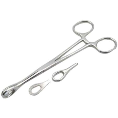 Forgesy NEO50 6 inch Stainless Steel Sponge Holding Forceps
