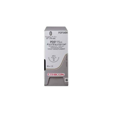 Ethicon PDP370T 24 Pcs 0 Violet PDS Plus Antibacterial Polydioxanone Suture Box
